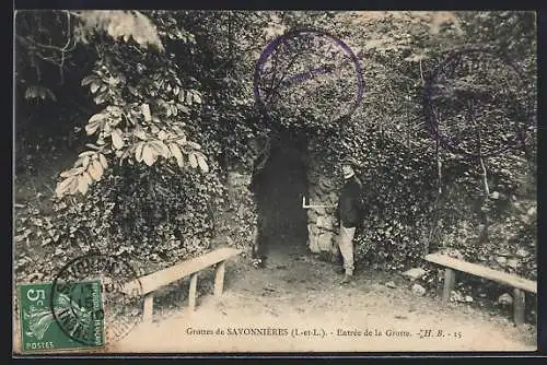 AK Savonnières, Entrèe de la Grotte