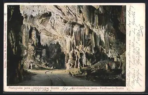 AK Adelsberger-Grotte und Ferdinands-Grotte