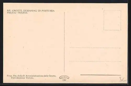 AK Trieste, Grotte demaniali di postumia, Corso sotterraneo della Piuca, Höhle