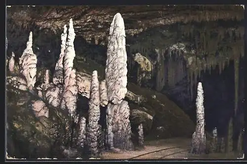 AK Adelsberger Grotte, Säulenhalle