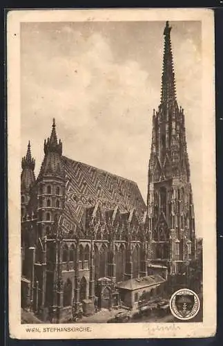 AK Deutscher Schulverein Nr.207: Wien, Stephanskirche