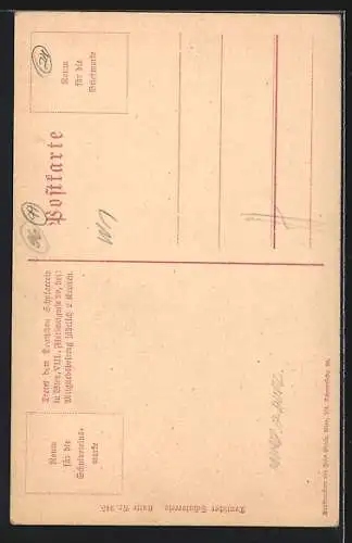 AK Wien, Ansicht der Maria-Stiegen, Deutscher Schulverein