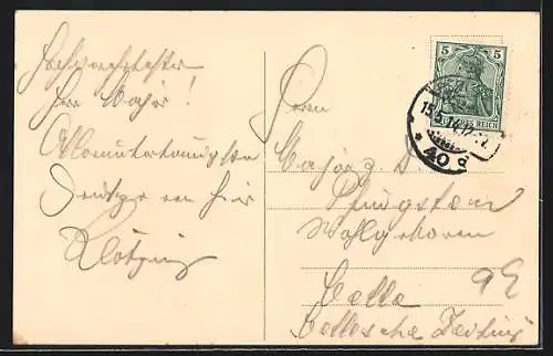 AK Berlin, Weihenstephan-Palast, Denkmal der Grosse Kurfürst