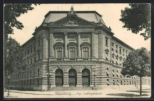 AK Würzburg, Am Kgl. Justizgebäude