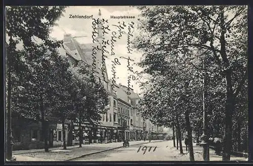 AK Zehlendorf, Partie an der Hauptstrasse