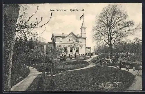 AK Rodenbeck, Gasthaus im Rodenbecker Quellental