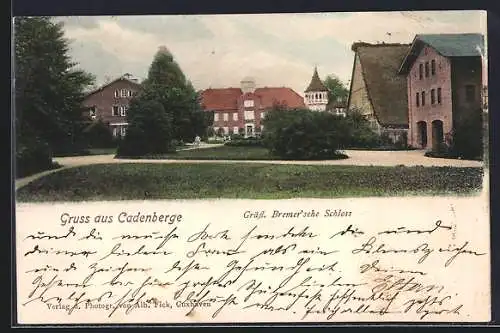 AK Cadenberge, Gräfl. Bremer`sche Schloss