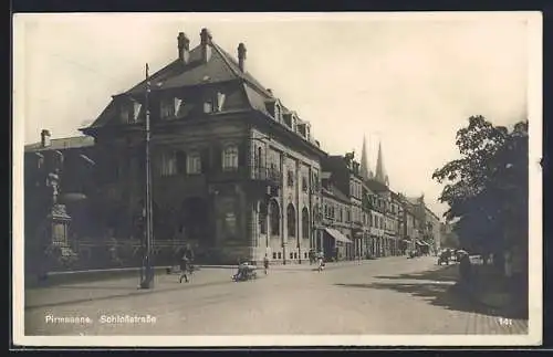 AK Pirmasens, Partie an der Schlossstrasse