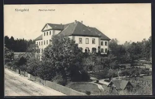 AK Königsfeld / Schwarzwald, Blick auf das Mädchen-Institut