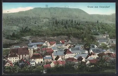 AK Kasendorf / Bayern, Ortsansicht aus der Vogelschau