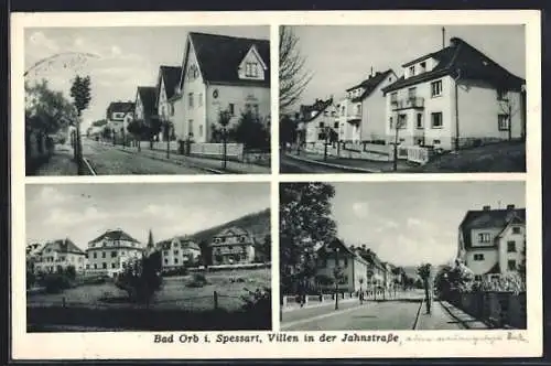 AK Bad Orb i. Spessart, Villen in der Jahnstrasse