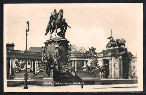 AK Berlin, Denkmal Kaiser Wilhelm I.