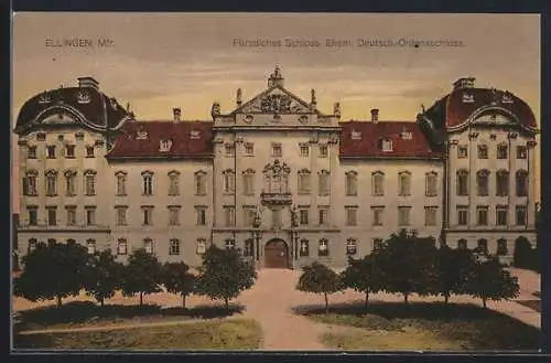 AK Ellingen / Mittelfranken, Fürstliches Schloss, Ehem. Deutsch.-Ordensschloss
