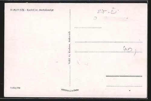 AK Rakovník, Kostel sv. Bartolomeje