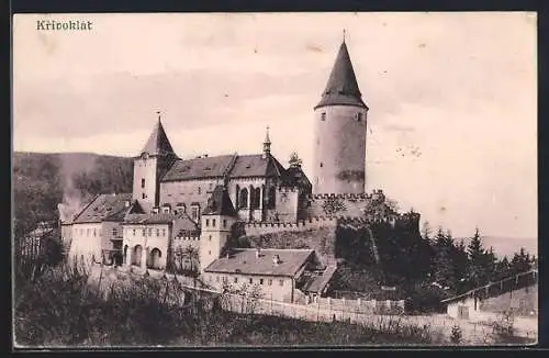 AK Krivoklát, Festung und Blick ins Tal