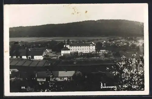 AK Bukovany, Teilansicht aus der Vogelschau