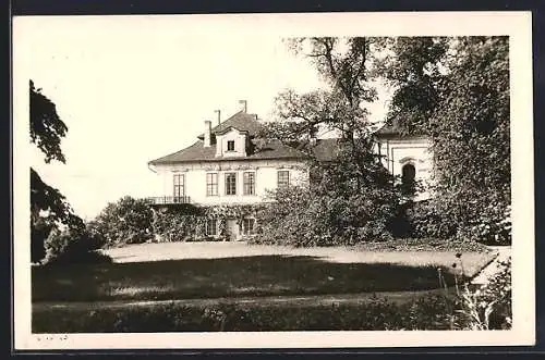 AK Loucen, Villa und Gartenanlagen