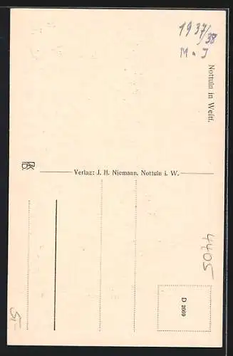 AK Nottuln i. W., Longinusturm i. d. Baumbergen