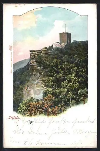 AK Trifels, Turm an der Klippe