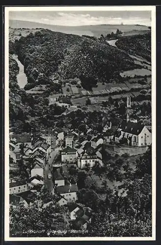 AK Neuerburg-Westeifel / Eifel, Teilansicht aus der Vogelschau