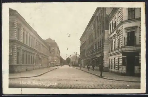 AK Wien, Blick in die Bahnsteiggasse