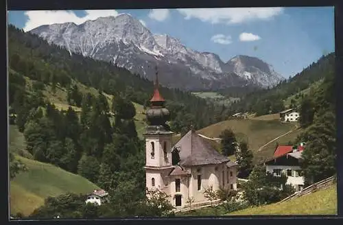 AK Berchtesgaden, Maria Gern mit Untersberg