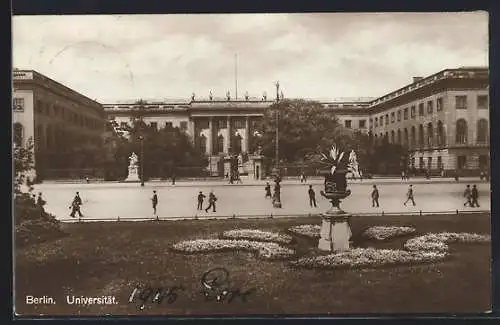 AK Berlin, Universität mit Strassenpartie