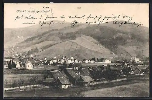 AK Oberkirch im Renchthal, Teilansicht