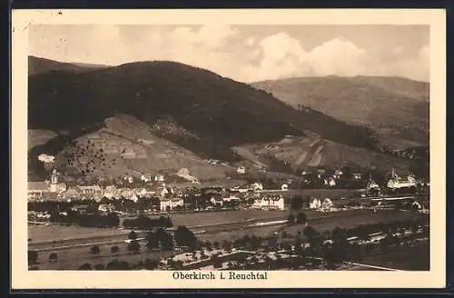 AK Oberkirch i. Renchtal, Teilansicht