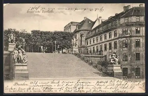 AK Dresden, Brühl`sche Terrasse