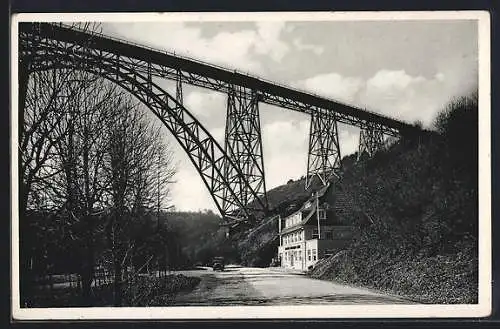 AK Solingen, Gasthaus Müngstener Brücke