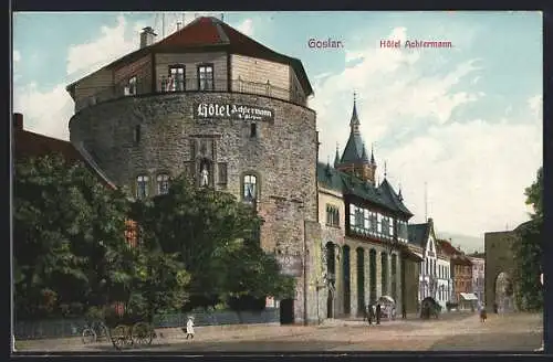 AK Goslar / Harz, Hotel Achtermann