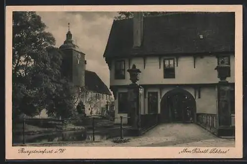 AK Burgsteinfurt i. W., Am Fürstl. Schloss