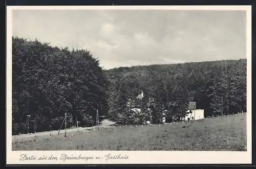 AK Nottuln i. Westf., Partie aus den Baumbergen mit Gasthaus