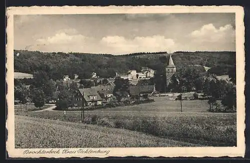 AK Brochterbeck /Tecklenburg, Ortsansicht vom Hügel aus