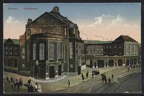 AK Barmen, Blick auf das Stadttheater