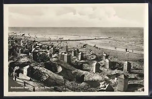 AK Wangerooge, Badende am Strand