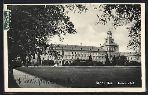 AK Bonn a. Rhein, Blick auf die Universität