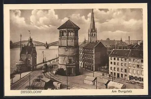 AK Düsseldorf, Turm am Burgplatz