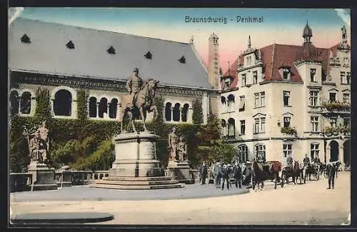 AK Braunschweig, Das Herzog Wilhelm-Denkmal