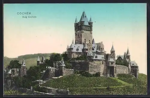 AK Cochem, Blick auf die Burg