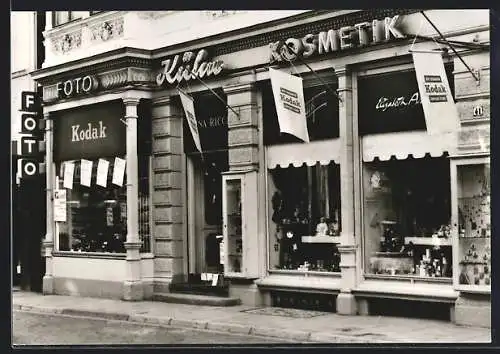 AK Lübbecke /Westf., Wittekind-Drogerie v. Paul Kühn, Langestrasse 39-41