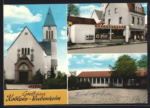 AK Koblenz-Bubenheim, Kirche, Handlung Himmelreich, Kindergarten