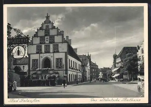 AK Bad Salzuflen, Das altdeutsche Rathaus