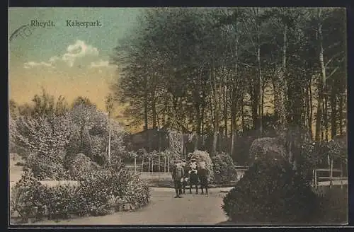 AK Rheydt, Kaiserpark mit Kindern