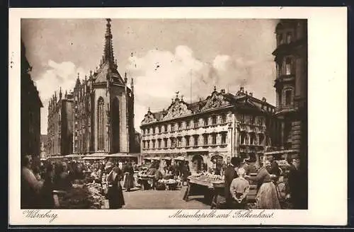 AK Würzburg, Marienkapelle und Falkenhaus