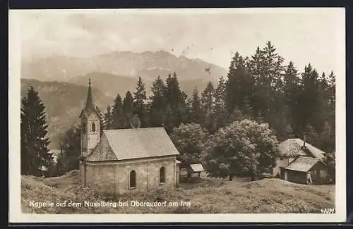 AK Oberaudorf am Inn, Kapelle auf dem Nusslberg