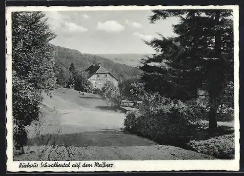 AK Schwalbental auf dem Meissner, Ortsansicht von der Strasse aus