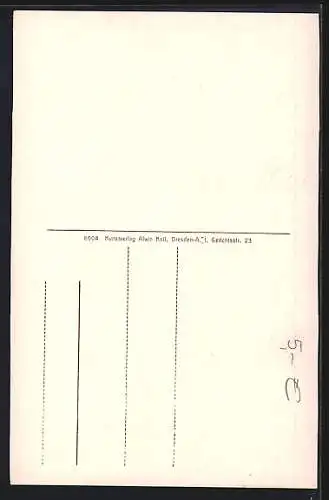 AK Dresden, Georgentor mit Schlossturm