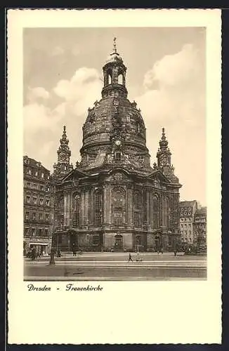 AK Dresden, Blick auf die Frauenkirche